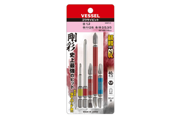 ベッセル 剛彩ビット(+) 5本組 (アソート)(GS5P)